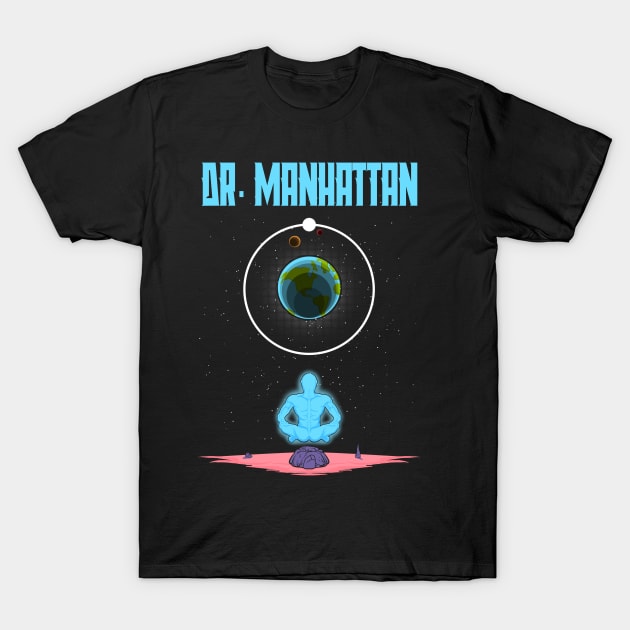 Dr Manhattan T-Shirt by JCoulterArtist